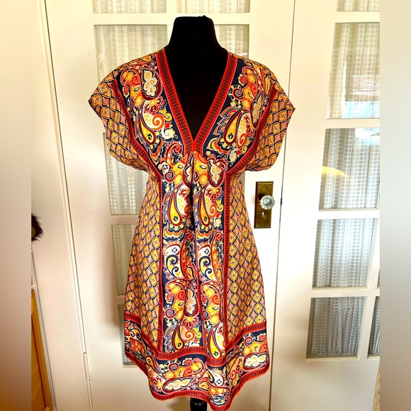 Banana Republic Dresses & Skirts - Banana Republic Multicolor Paisley Print Mini Dress